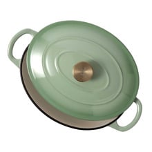 5.5L Oval Cast Iron Dutch Oven